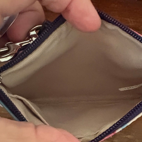 Coach Multicolor Swirl Pattern Clutch - Picture 3 of 4